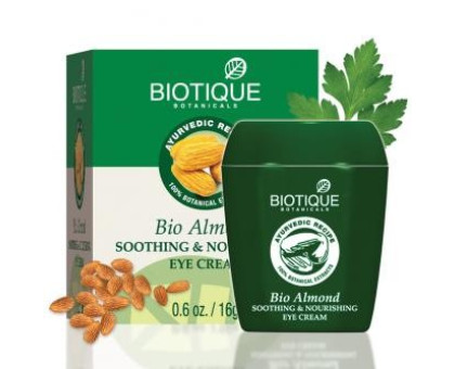 Крем навколо очей з мигдалем Байтік (Биотик) (Bio Almond eye cream Biotique), 15 грам Крем навколо очей з мигдалем Байтік (Биотик) (Bio Almond eye cream Biotique), 15 грам