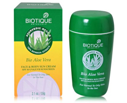 Крем для обличчя і тіла з алое Байтік (Биотик) (Bio Aloe Vera Cream Biotique), 50 грам Крем для обличчя і тіла з алое Байтік (Биотик) (Bio Aloe Vera Cream Biotique), 50 грам