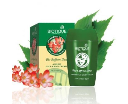 Омолоджуючий Крем для обличчя і тіла з шафраном Байтік (Биотик) (Bio Saffron Youth Dew cream Biotique), 50 грам Омолоджуючий Крем для обличчя і тіла з шафраном Байтік (Биотик) (Bio Saffron Youth Dew cream Biotique), 50 грам