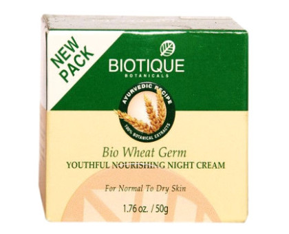 Крем Біо Зародки Пшениці Байтік (Биотик) (Bio Wheat Germ cream Biotique), 50 грам Крем Біо Зародки Пшениці Байтік (Биотик) (Bio Wheat Germ cream Biotique), 50 грам