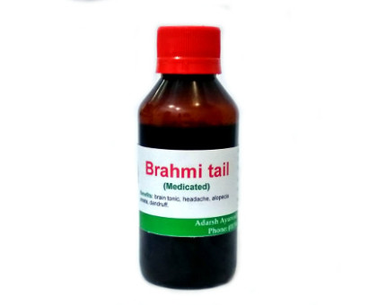 Брамі масло концентроване Адарш Аюрведік (Brahmi tail Adarsh Ayurvedic), 100 мл Брамі масло концентроване Адарш Аюрведік (Brahmi tail Adarsh Ayurvedic), 100 мл