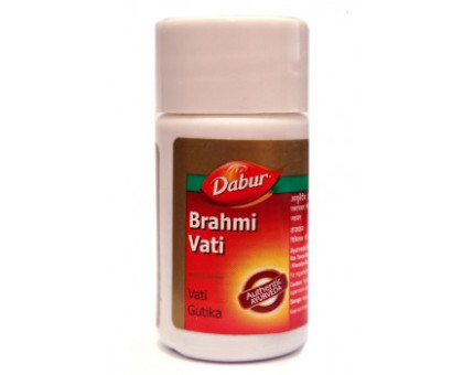 Брамі ваті Дабур (Brahmi vati Dabur), 40 таблеток - 15 грам Брамі ваті Дабур (Brahmi vati Dabur), 40 таблеток - 15 грам