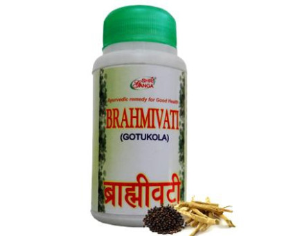 Брамі ваті Шрі Ганга (Brahmi vati Shri Ganga), 200 таблеток - 100 грам Брамі ваті Шрі Ганга (Brahmi vati Shri Ganga), 200 таблеток - 100 грам