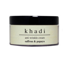 Крем від зморшок Шафран Папайя (Anti wrinkle cream Saffron and Papaya), 50 грам