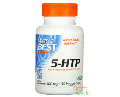 Амінокислота 5-ГТФ (5-HTP Doctor's Best), 60 капсул Амінокислота 5-ГТФ (5-HTP Doctor's Best), 60 капсул