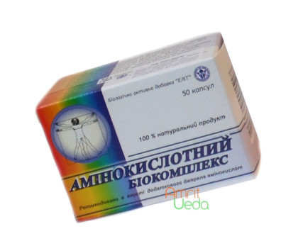 Амінокислотний Біокомплекс Еліт-Фарм, 50 капсул Амінокислотний Біокомплекс Еліт-Фарм, 50 капсул