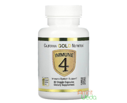 Імун 4 Келіфорніа Голд Нутрішн (Immune 4 California Gold Nutrition), 60 капсул Імун 4 Келіфорніа Голд Нутрішн (Immune 4 California Gold Nutrition), 60 капсул