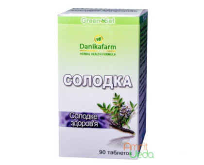 Солодка Данікафарм, 90 таблеток Солодка Данікафарм, 90 таблеток