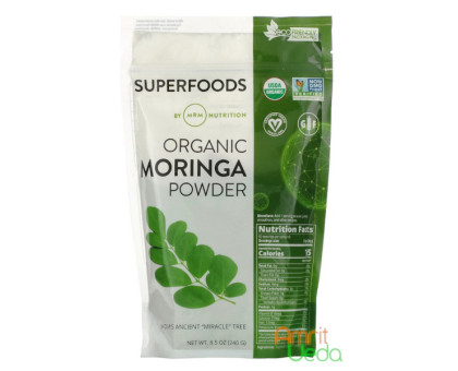 Морінга порошок МРМ Нутрішн (Moringa MRM Nutrition), 240 грам Морінга порошок МРМ Нутрішн (Moringa MRM Nutrition), 240 грам