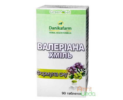 Валеріана - Хміль Данікафарм, 90 таблеток Валеріана - Хміль Данікафарм, 90 таблеток