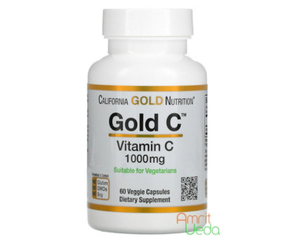 Вітамін С Голд буферизований 750 мг Келіфорніа Голд Нутрішн (Vitamin C Gold buffered 750 mg California Gold Nutrition), 60 капсул Вітамін С Голд буферизований 750 мг Келіфорніа Голд Нутрішн (Vitamin C Gold buffered 750 mg California Gold Nutrition), 60 капсул