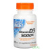 Вітамін Д3 125 мкг - 5000 МО Доктор'с Бест (Vitamin D3 125 mcg -5000 IU Doctor's Best), 180 капсул