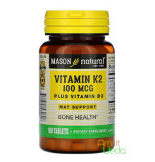 Вітамін K2+D3 (Vitamin K2 plus D3), 100 таблеток