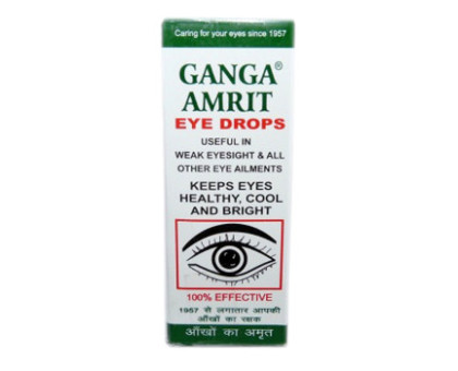 Очні краплі Ганга Амріт Б.С. Хасарам (Eye drops Ganga Amrit B.C. Hasaram), 15 мл Очні краплі Ганга Амріт Б.С. Хасарам (Eye drops Ganga Amrit B.C. Hasaram), 15 мл
