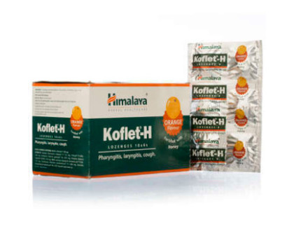 Льодяники від кашлю Кофлет Ейч імбир Хімалая (Koflet H ginger Himalaya), 12 льодяників Льодяники від кашлю Кофлет Ейч імбир Хімалая (Koflet H ginger Himalaya), 12 льодяників