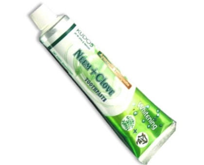 Зубна паста Нім і Гвоздика Кудос (Toothpaste Neem + Clove Kudos), 100 грам Зубна паста Нім і Гвоздика Кудос (Toothpaste Neem + Clove Kudos), 100 грам