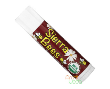 Бальзам для губ Черешня Сієрра Біс (Lip balm Black cherry Sierra Bees), 4 грама Бальзам для губ Черешня Сієрра Біс (Lip balm Black cherry Sierra Bees), 4 грама