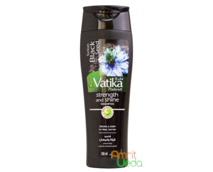 Шампунь Ватіка Чорнмй Кмин для сильного та блискучого волосся Дабур (Shampoo Vatika Turkish Black seed Dabur), 200 мл Шампунь Ватіка Чорнмй Кмин для сильного та блискучого волосся Дабур (Shampoo Vatika Turkish Black seed Dabur), 200 мл