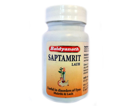 Саптамріта Лаух Байд'янатх (Saptamrit Lauh Baidyanath), 40 таблеток Саптамріта Лаух Байд'янатх (Saptamrit Lauh Baidyanath), 40 таблеток