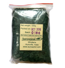 Спіруліна кранчі (Spirulina сухарики), 100 грам