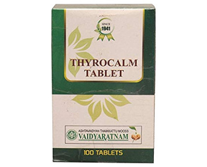 Тирокалм Вайд’яратнам (Thyrocalm Vaidyaratnam), 100 таблеток Тирокалм Вайд’яратнам (Thyrocalm Vaidyaratnam), 100 таблеток