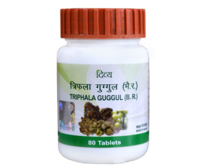 Тріфала Гуггул Патанджалі (Triphala Guggul Patanjali), 80 таблеток - 40 грам Тріфала Гуггул Патанджалі (Triphala Guggul Patanjali), 80 таблеток - 40 грам
