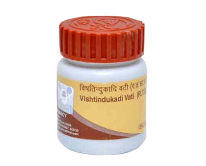 Віштіндукаді ваті Патанджалі (Vishtindukadi vati Patanjali), 80 таблеток Віштіндукаді ваті Патанджалі (Vishtindukadi vati Patanjali), 80 таблеток