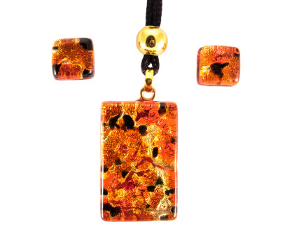 Набір кулон і сережки Мурано (Pendant plus earrings Murano) Набір кулон і сережки Мурано (Pendant plus earrings Murano)
