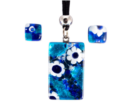 Набір кулон і сережки Мурано (Pendant plus earrings Murano) Набір кулон і сережки Мурано (Pendant plus earrings Murano)