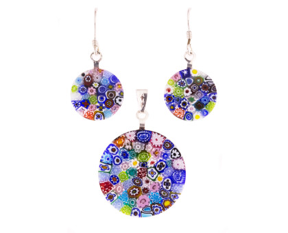 Набір кулон і сережки Мурано (Pendant plus earrings Murano) Набір кулон і сережки Мурано (Pendant plus earrings Murano)